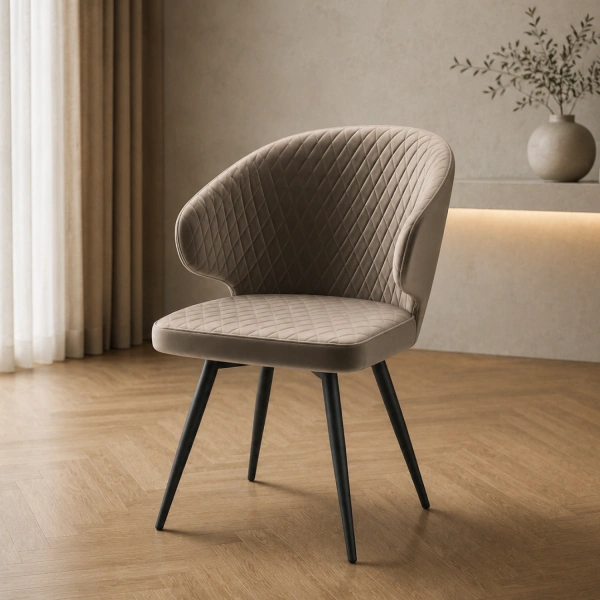 Стул ROB-R CAPPUCCINO DIVA 5 BK  Конусные